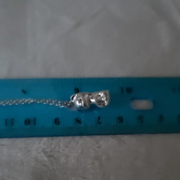 Coach Silver Chain with‎ Cat Charm